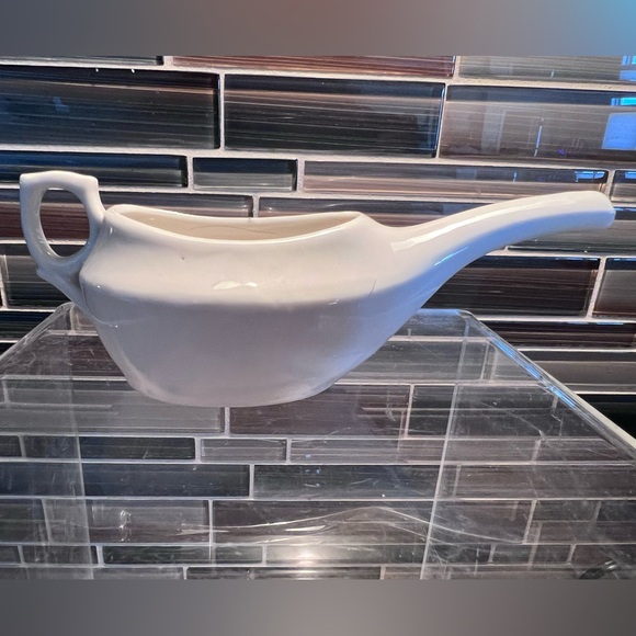 Pre 1920 German made Medical Porcelain Infant or Invalid Feeder with finger ring - Picture 3 of 8